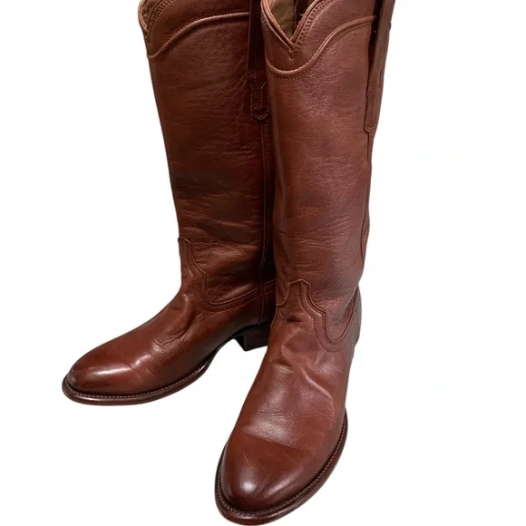 Tecovas The Harper Calf Skin Leather Boots- 8 EUC!! - Picture 7 of 12